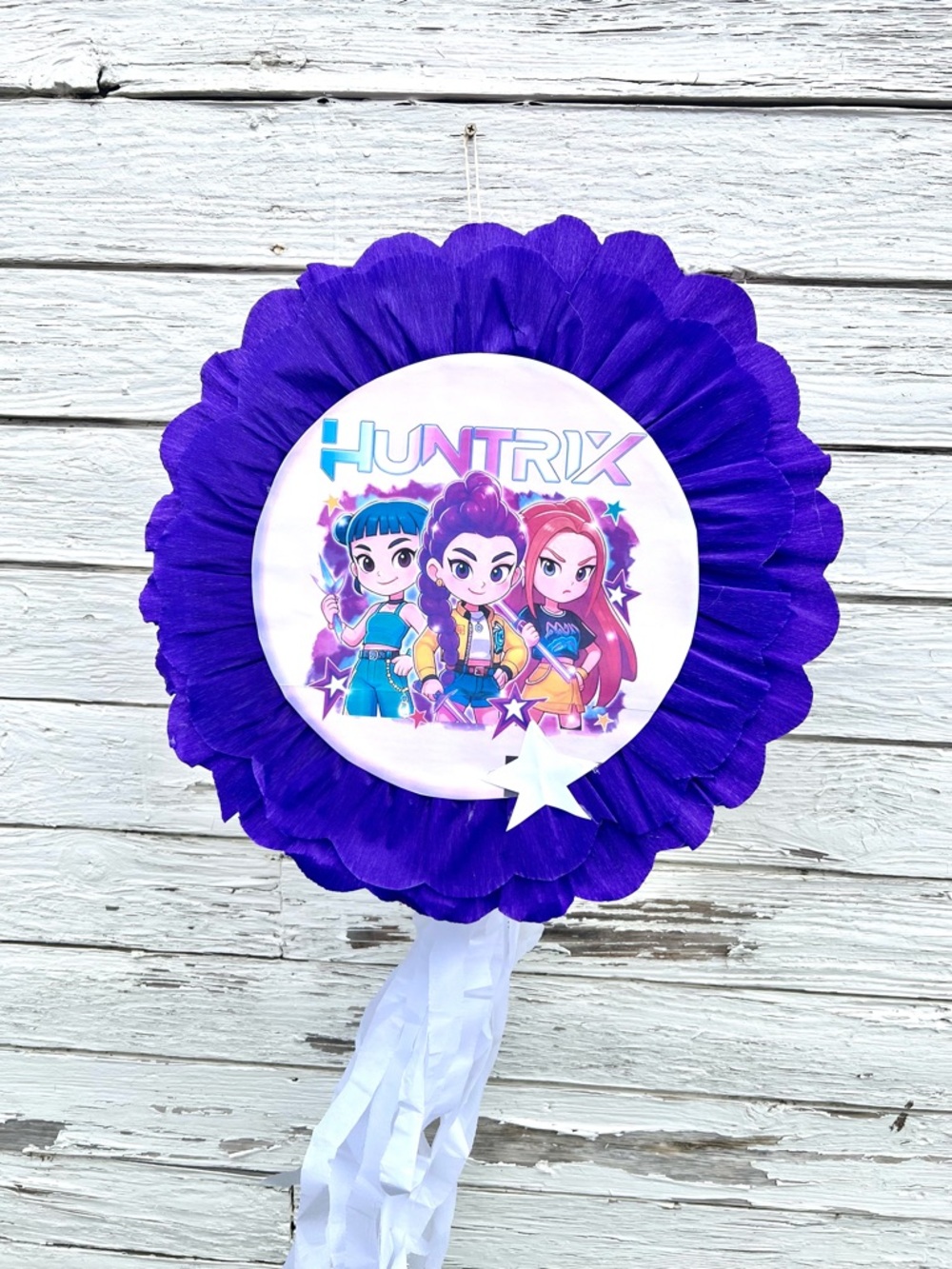 HUNTRIX K-pop small Purple Party Pinata Decoration